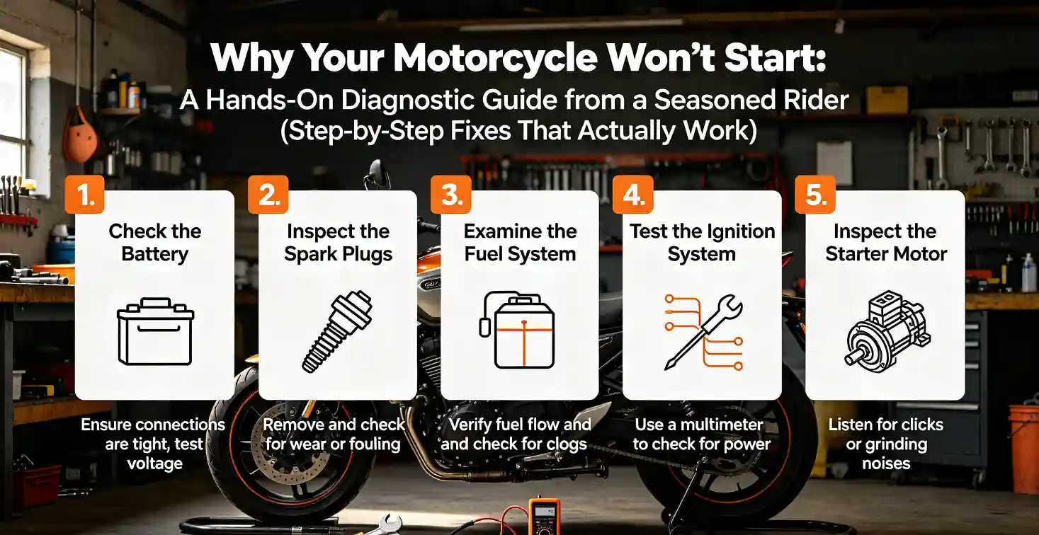 Why Your Motorcycle Won’t Start: A Hands-On Diagnostic Guide from a Seasoned Rider (Step-by-Step Fixes That Actually Work)